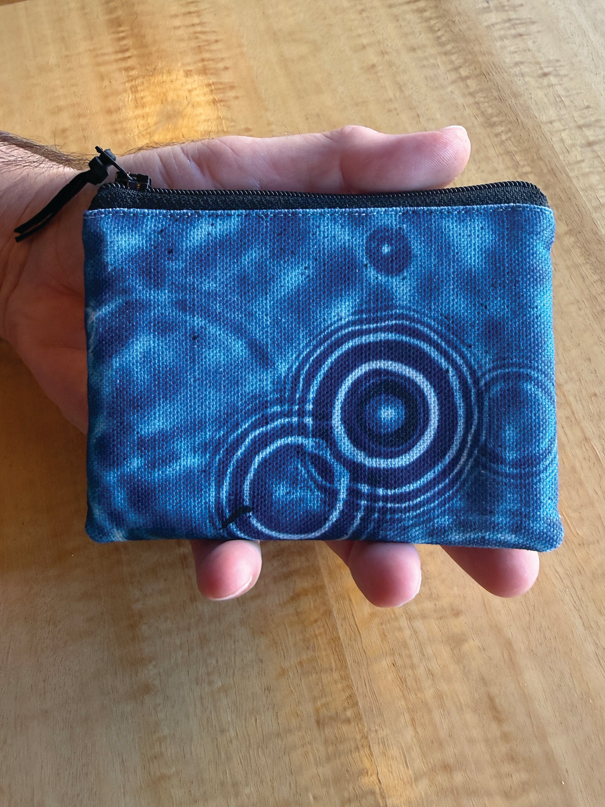 The Stanley Pouch - Cerulean Drops Fabric