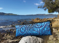 The Bruny Pouch - Cerulean Drops Fabric