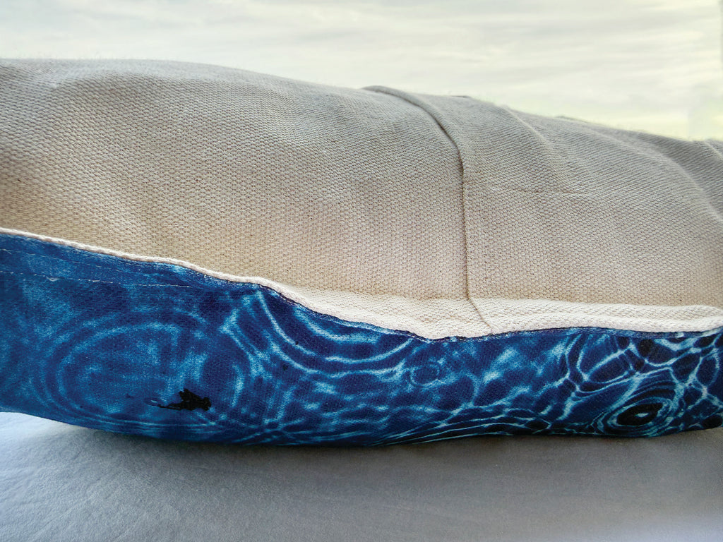 Cushion Cover- Cerulean Drops Fabric