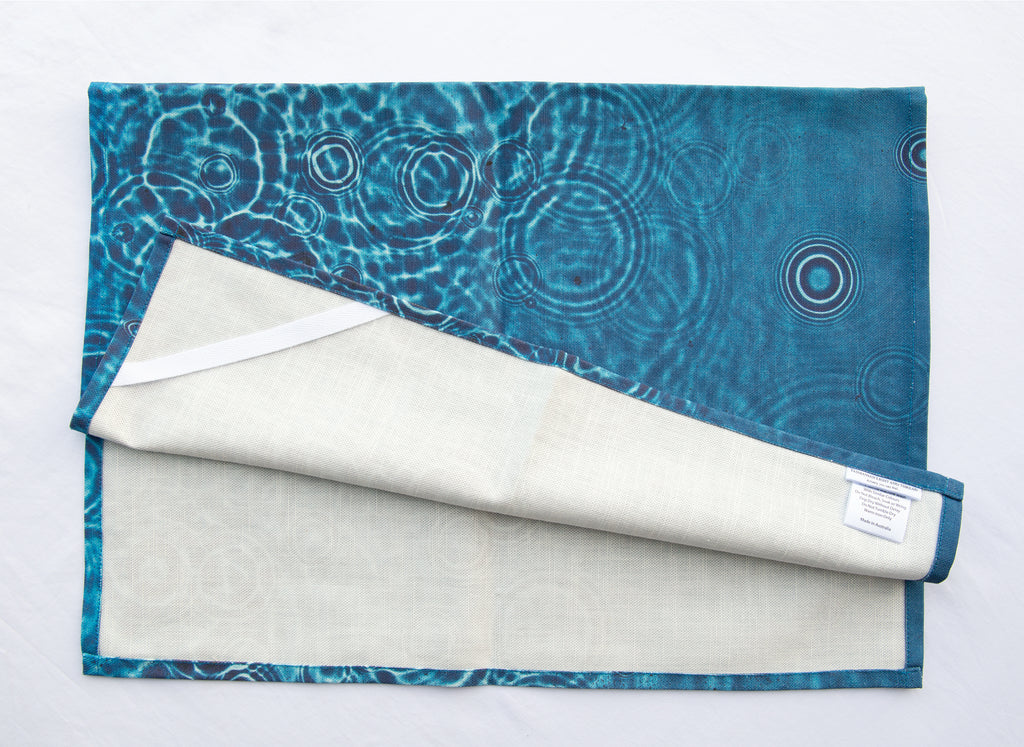 Tea Towel - Cerulean Drops Fabric