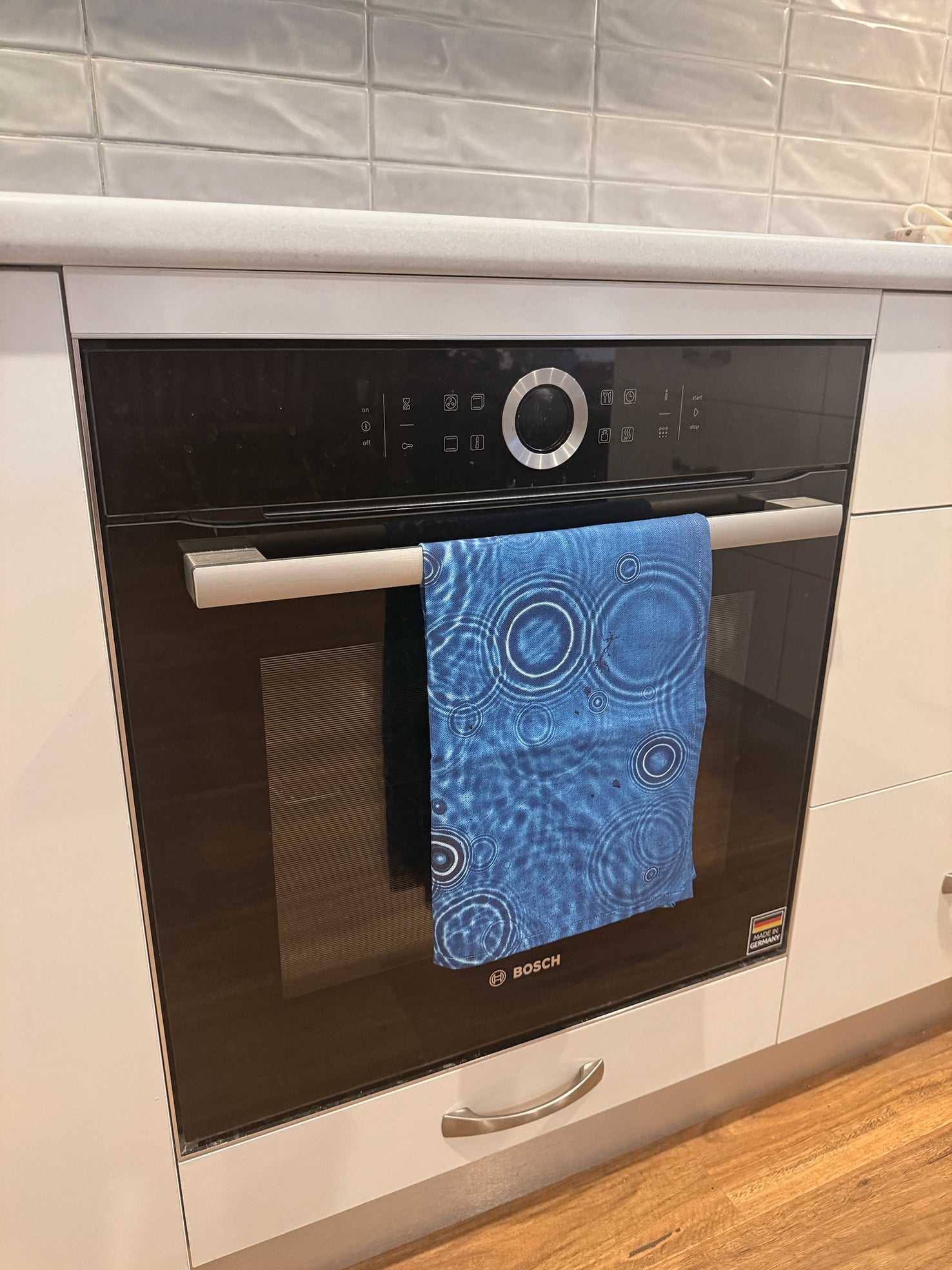 Tea Towel - Cerulean Drops Fabric