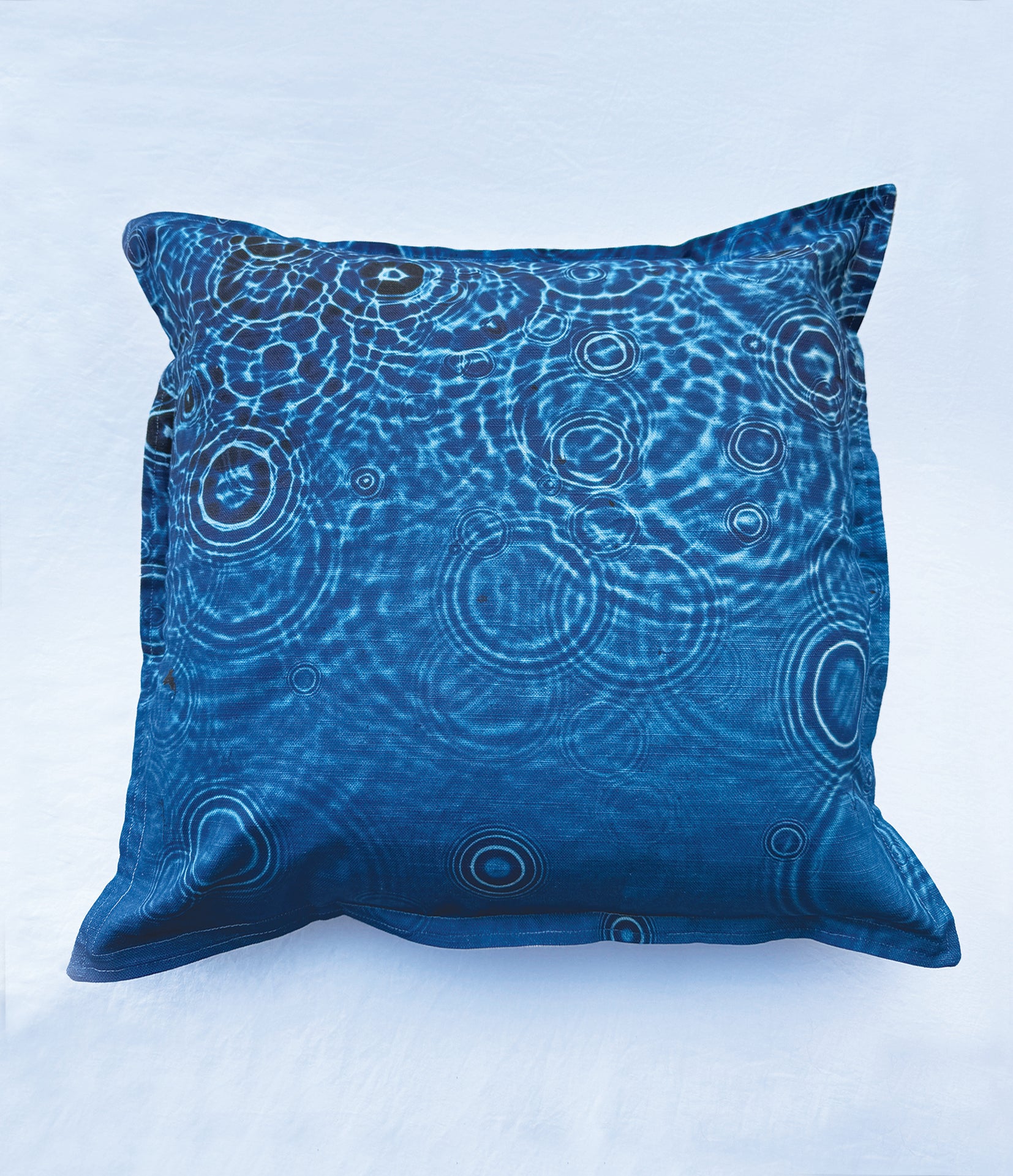 Cushion Cover- Cerulean Drops Fabric