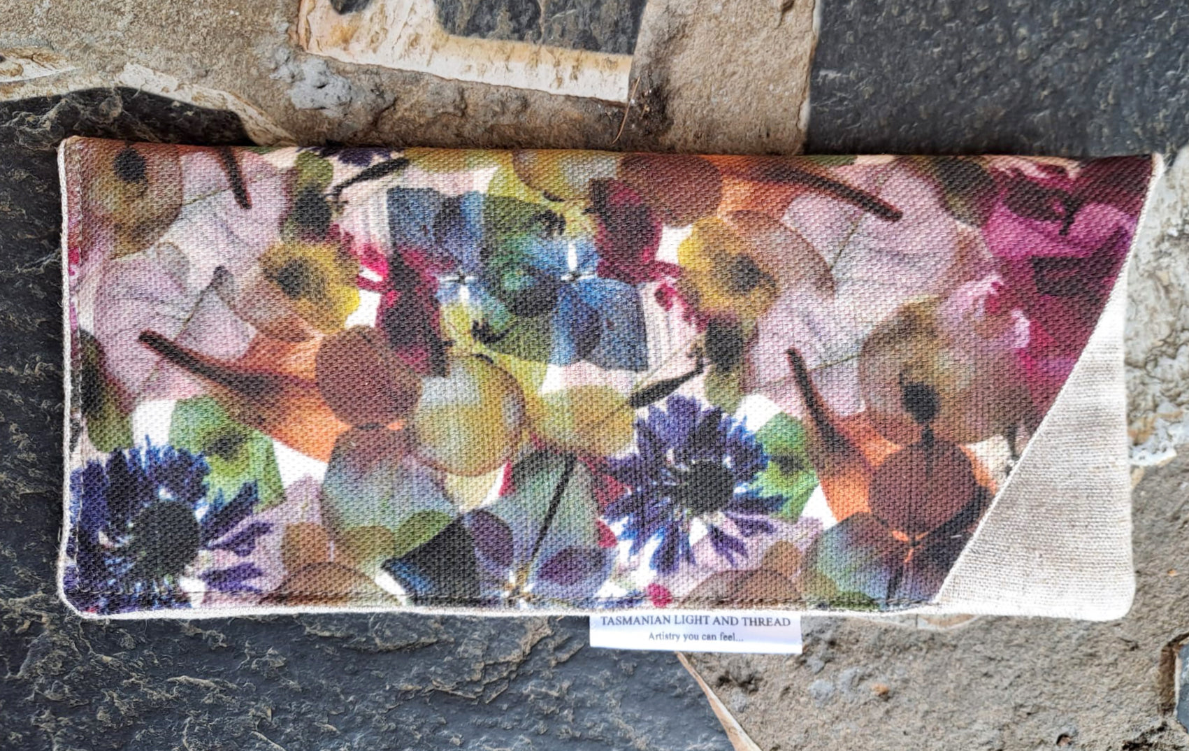 Slip-In Glasses Case - Petal Medley Fabric