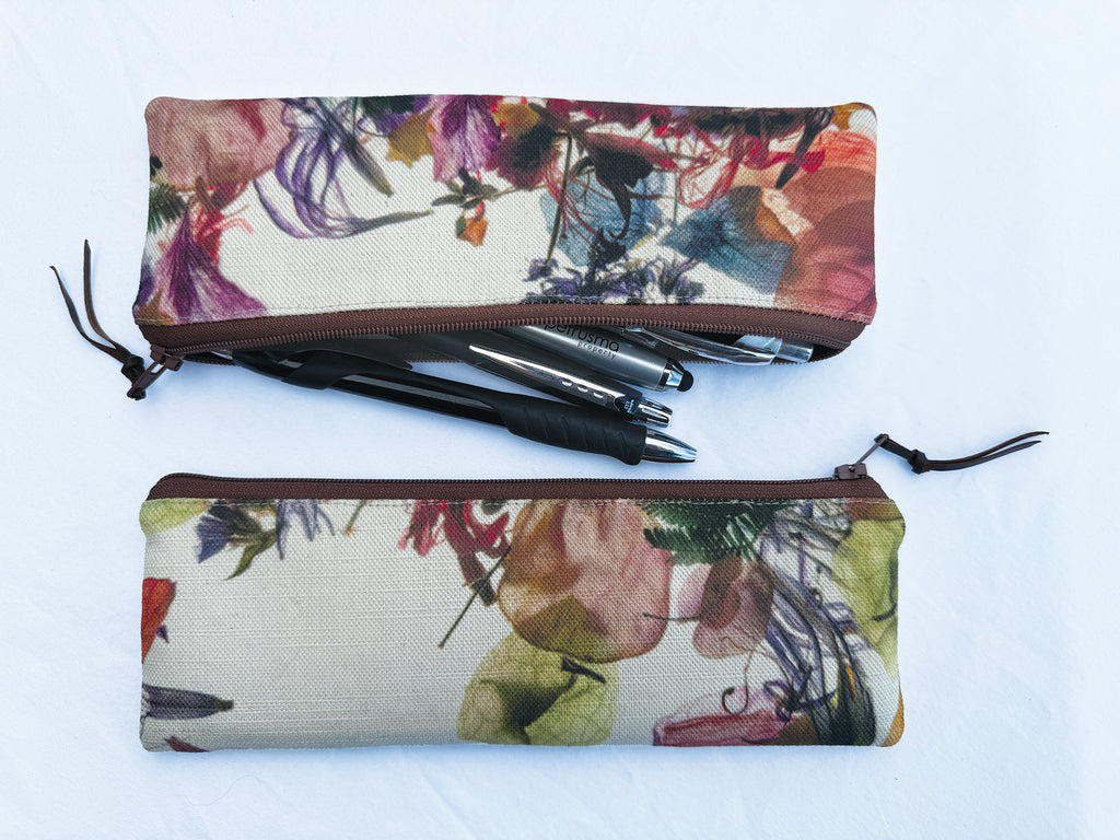 The Bruny Pouch - Floral Wreath Fabric