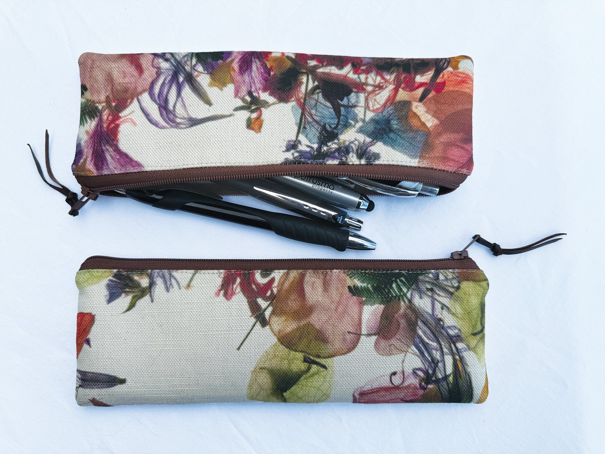 The Bruny Pouch - Floral Wreath Fabric