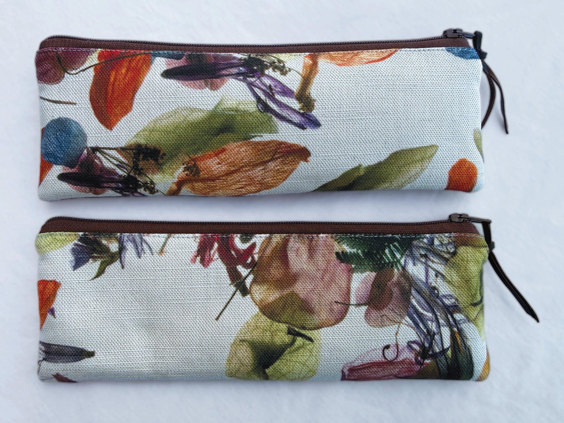The Bruny Pouch - Floral Wreath Fabric