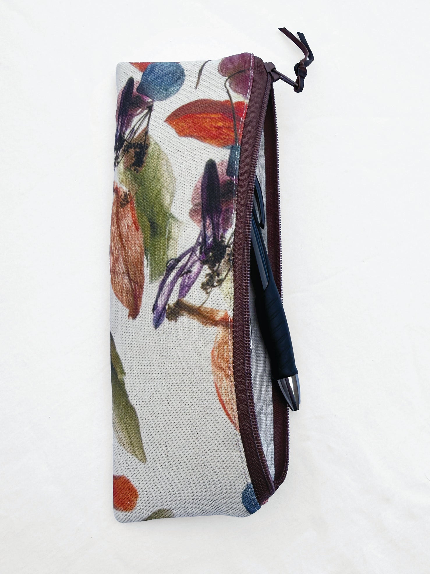 The Bruny Pouch - Floral Wreath Fabric