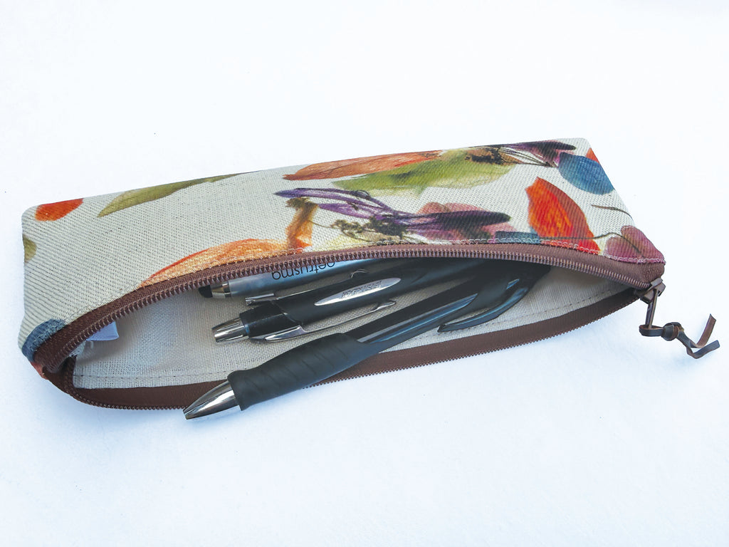 The Bruny Pouch - Floral Wreath Fabric