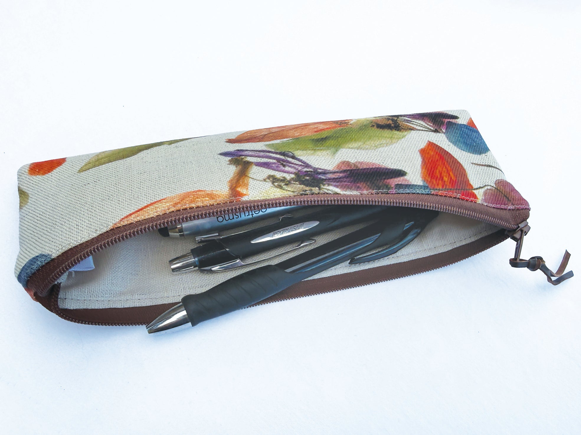 The Bruny Pouch - Floral Wreath Fabric