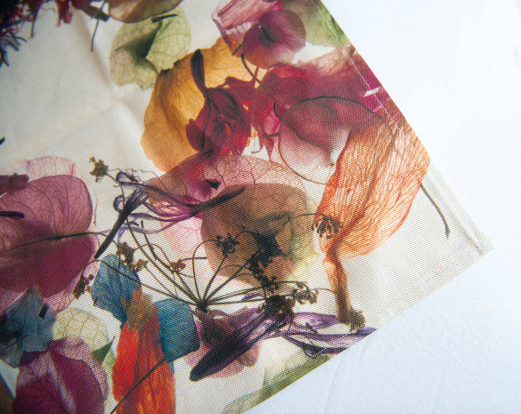 Tea Towel - Floral Wreath