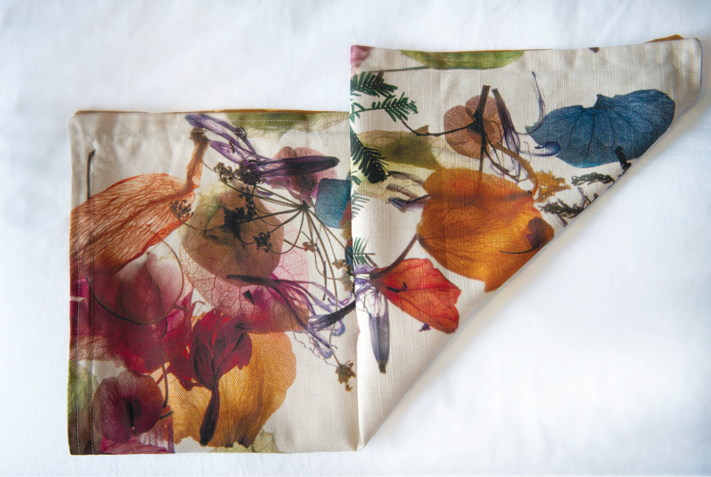 Cushion Cover - Floral Wreath Fabric