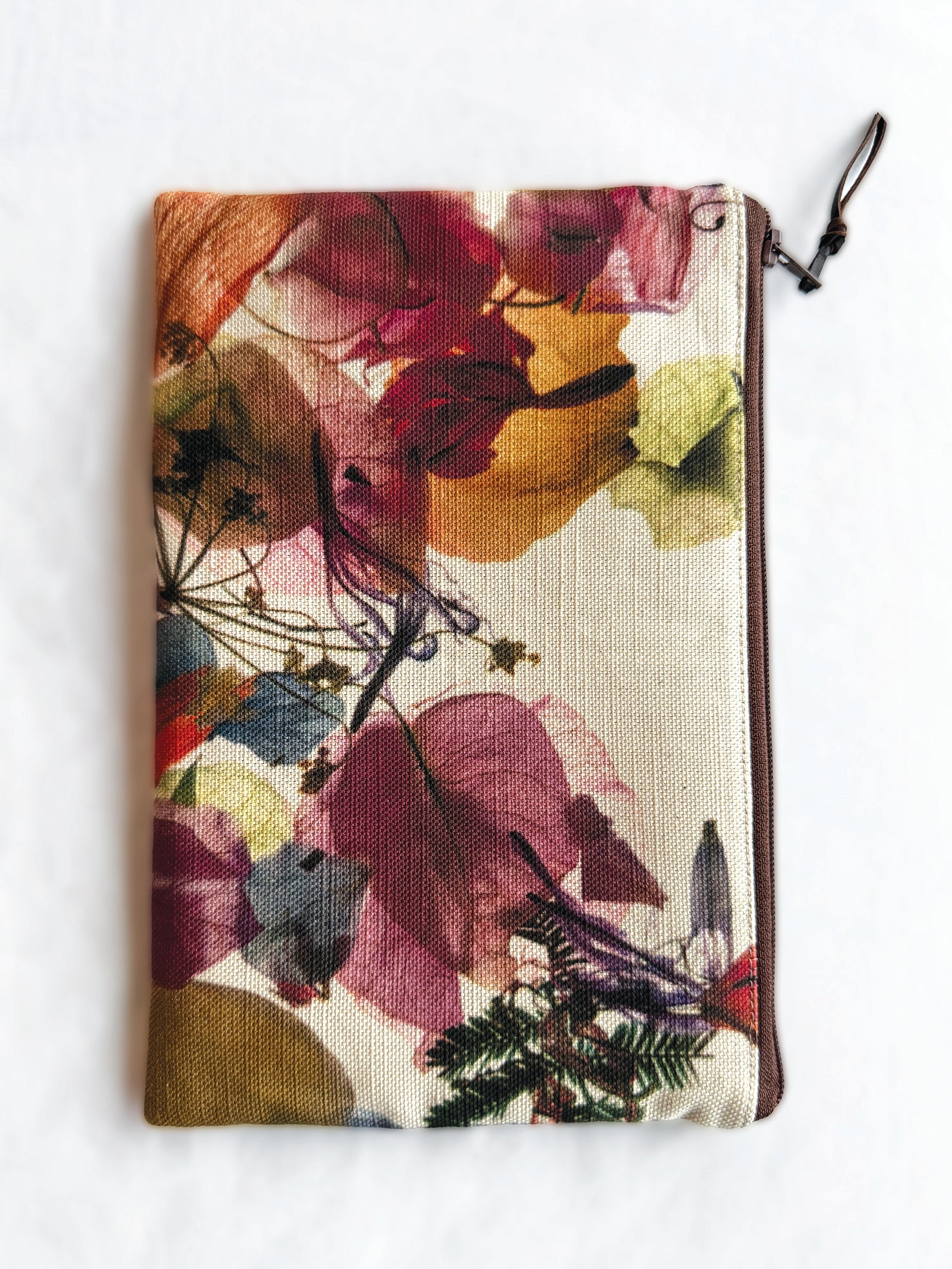 The Melaleuca Pouch - Floral Wreath Fabric