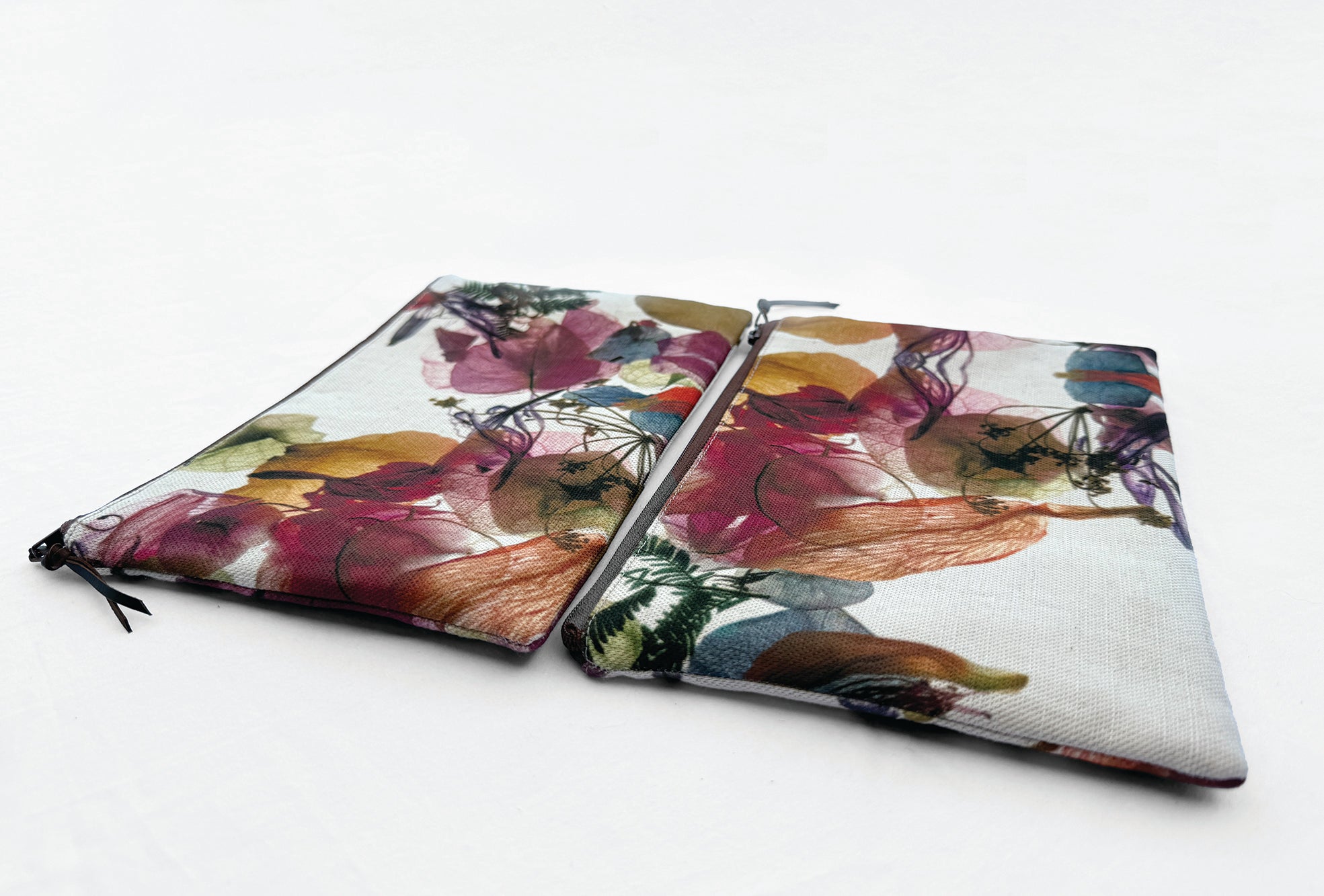 The Melaleuca Pouch - Floral Wreath Fabric