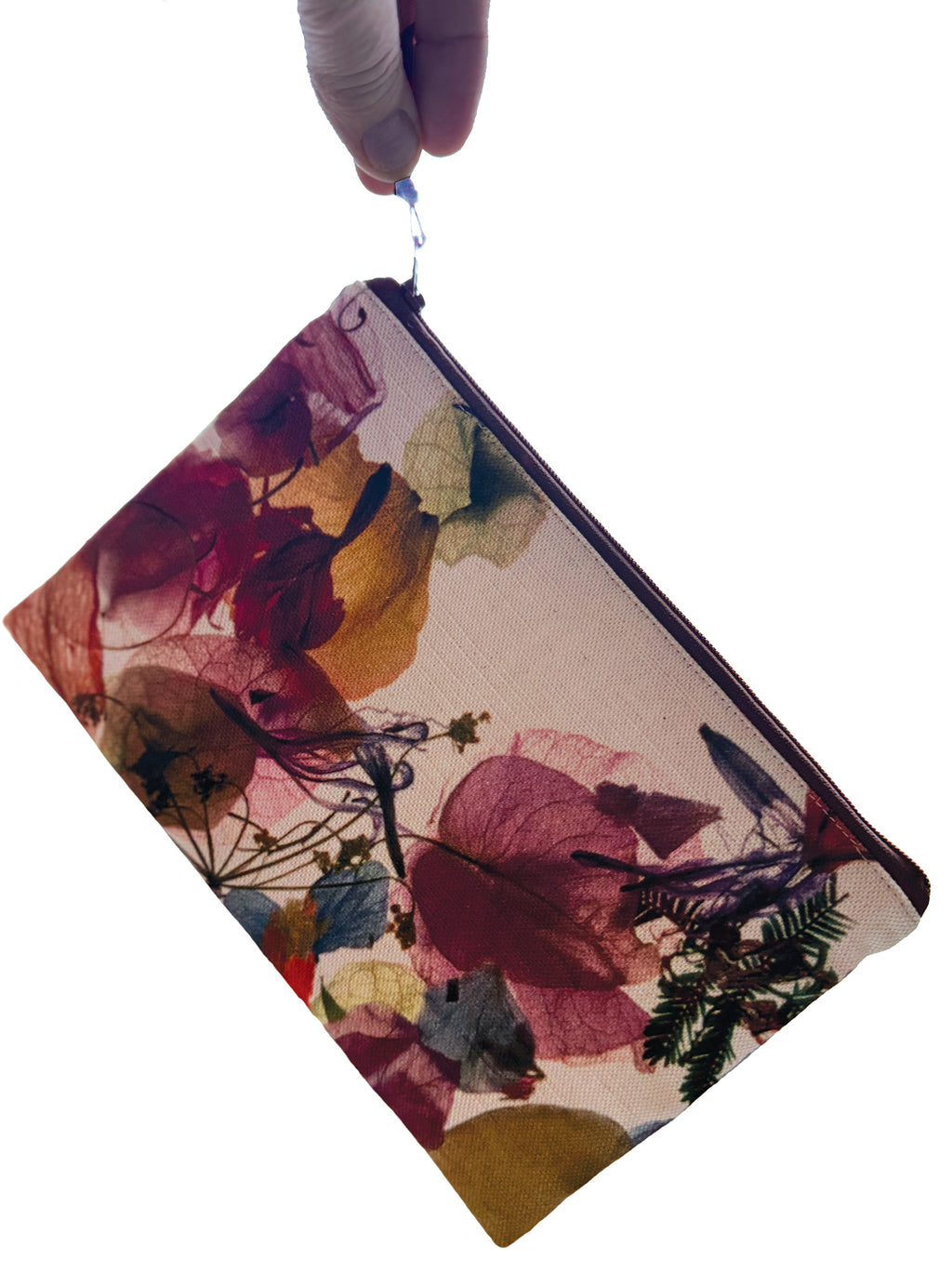 The Melaleuca Pouch - Floral Wreath Fabric