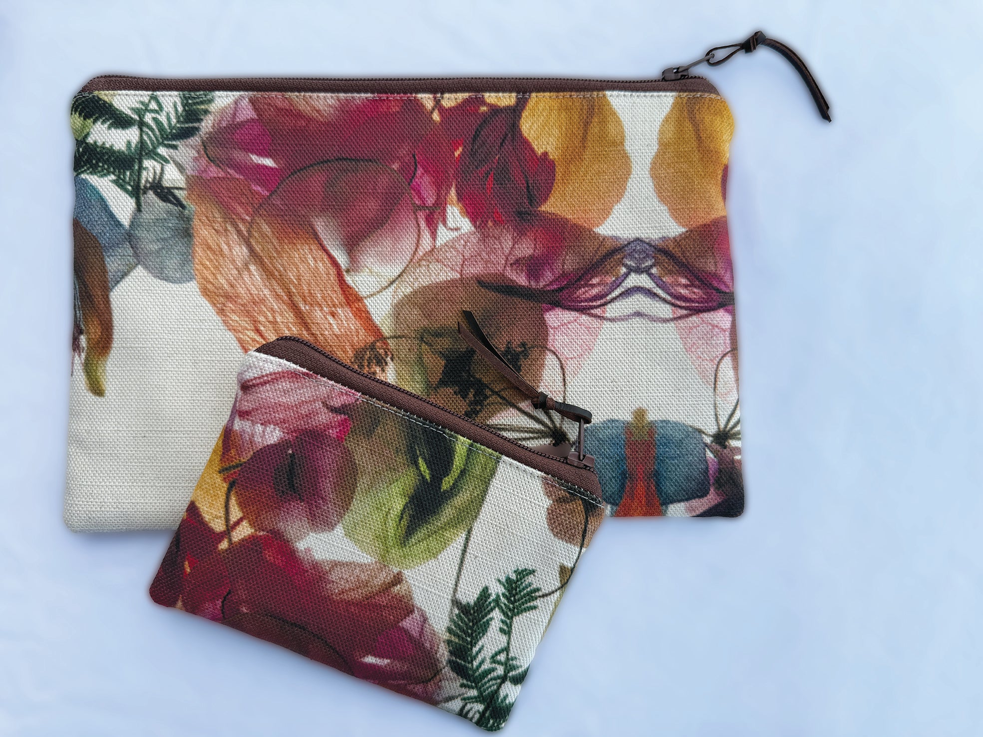 The Stanley Pouch - Floral Wreath Fabric