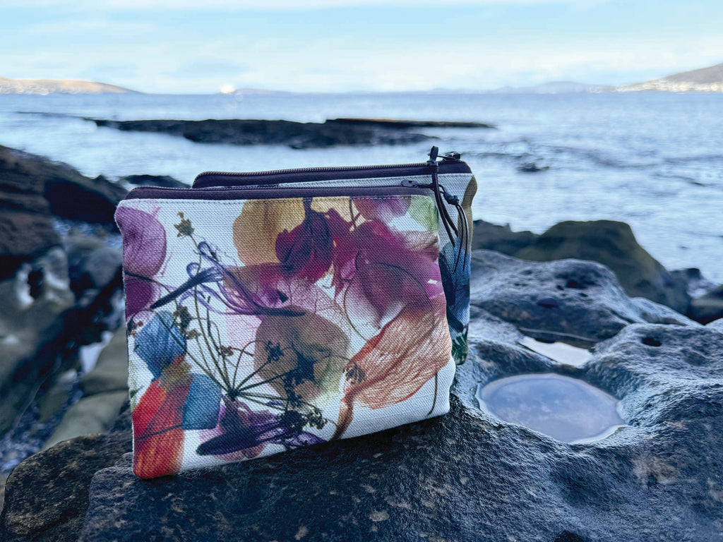 The Stanley Pouch - Floral Wreath Fabric