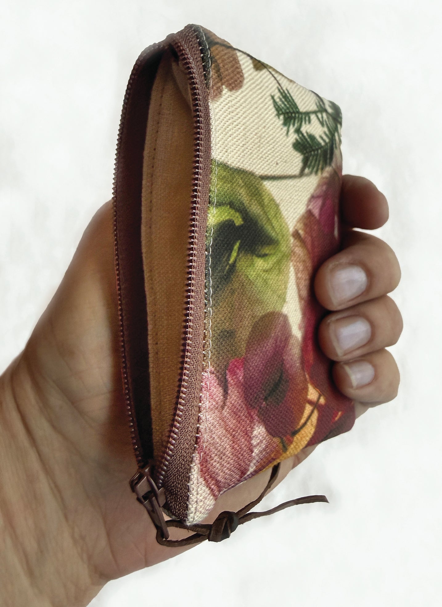 The Freycinet Pouch - Petal Medley Fabric