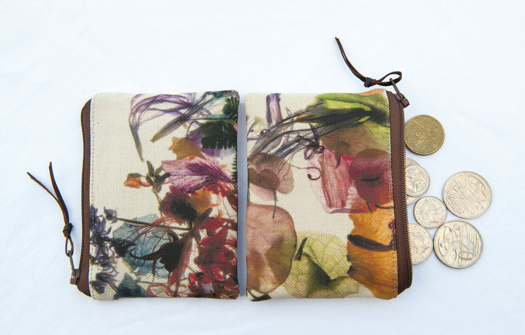 The Freycinet Pouch - Petal Medley Fabric