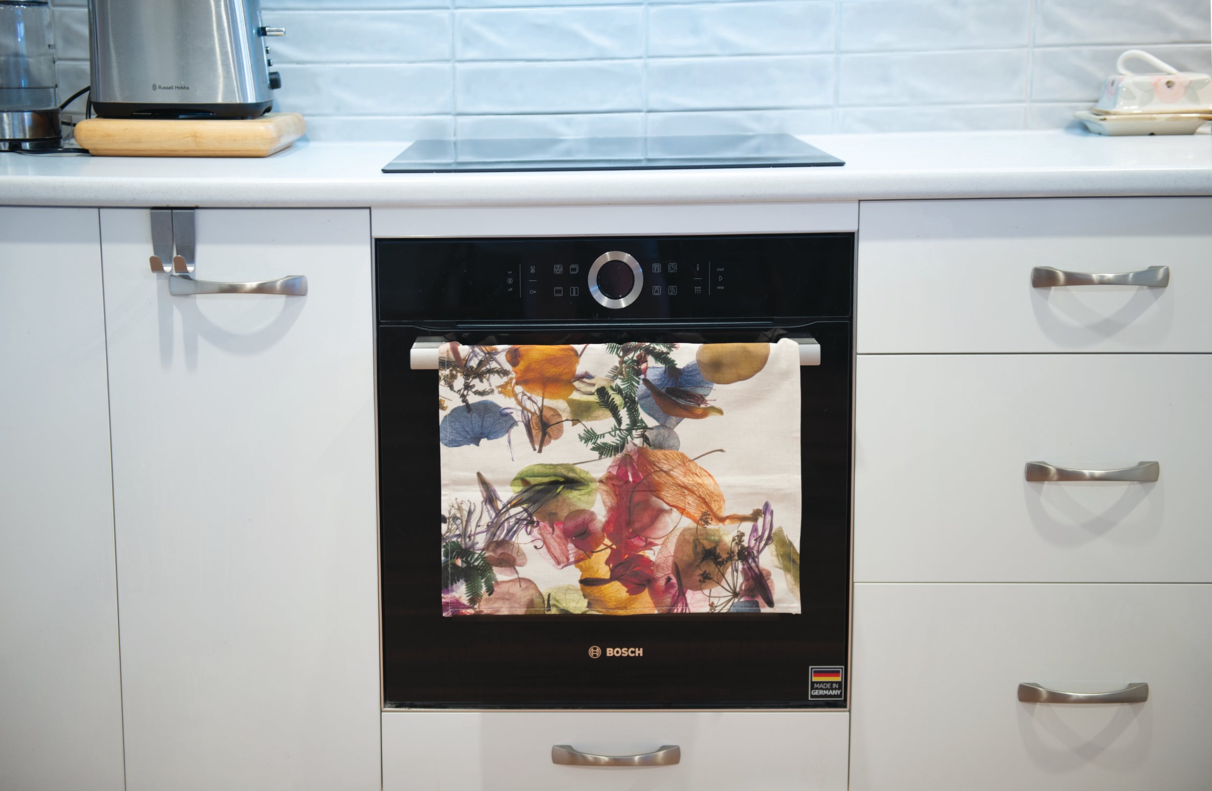 Tea Towel - Floral Wreath