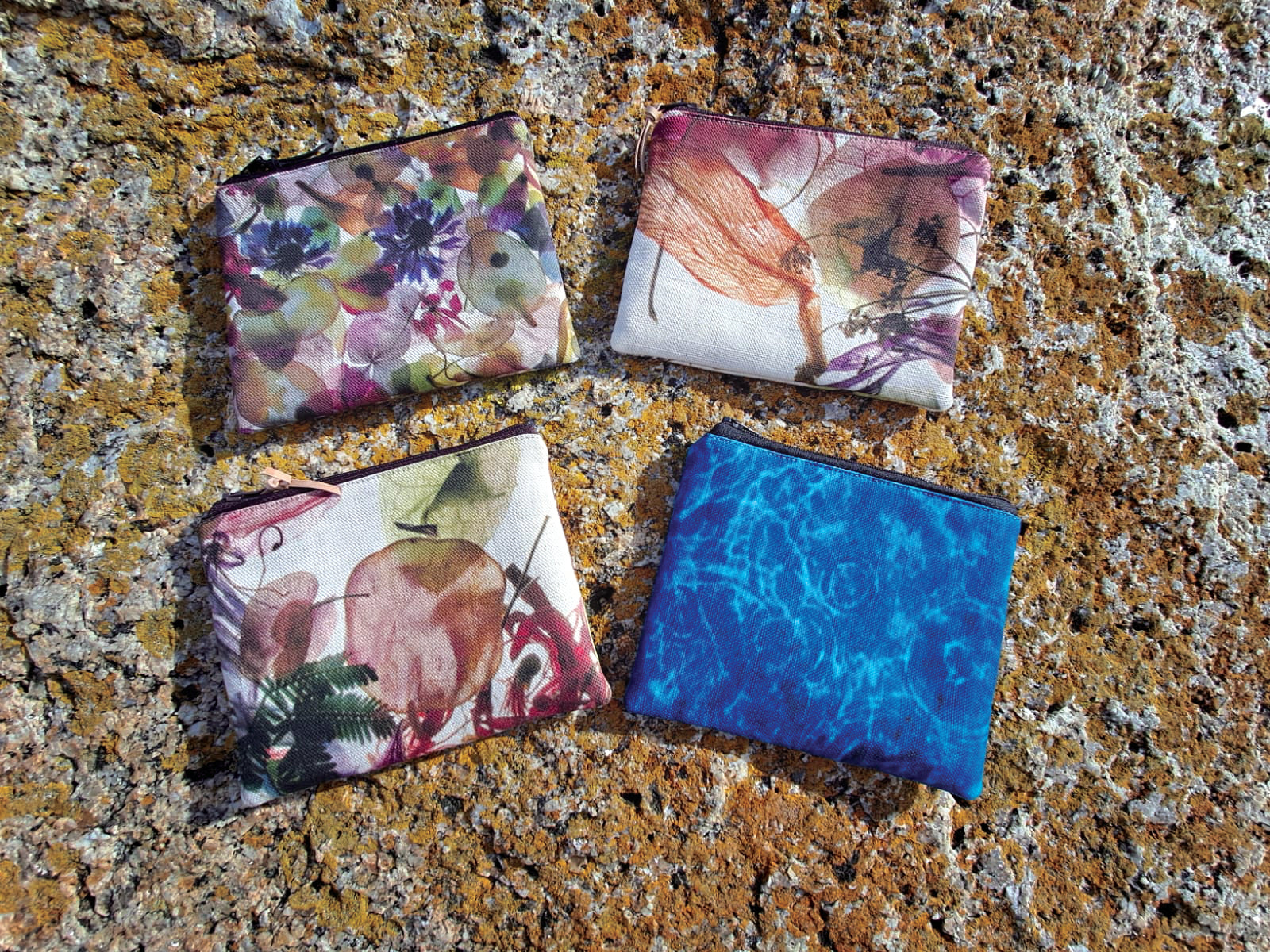 The Stanley Pouch - Floral Wreath Fabric