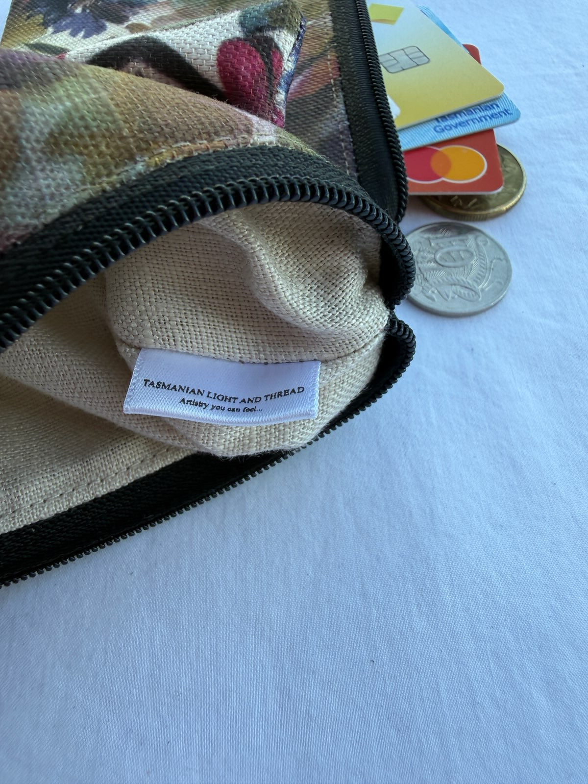 The Freycinet Pouch - Petal Medley Fabric