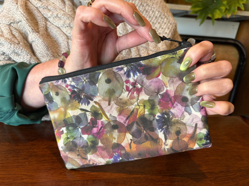 The Melaleuca Pouch - Petal Medley Fabric