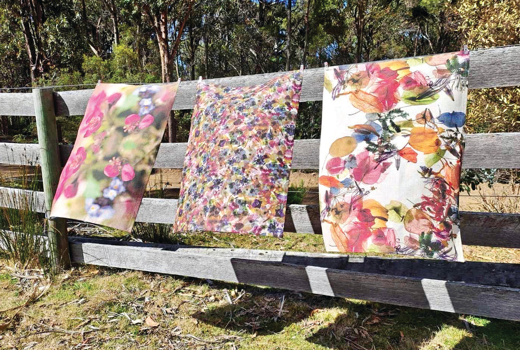 Tea Towel - Petal Medley Fabric