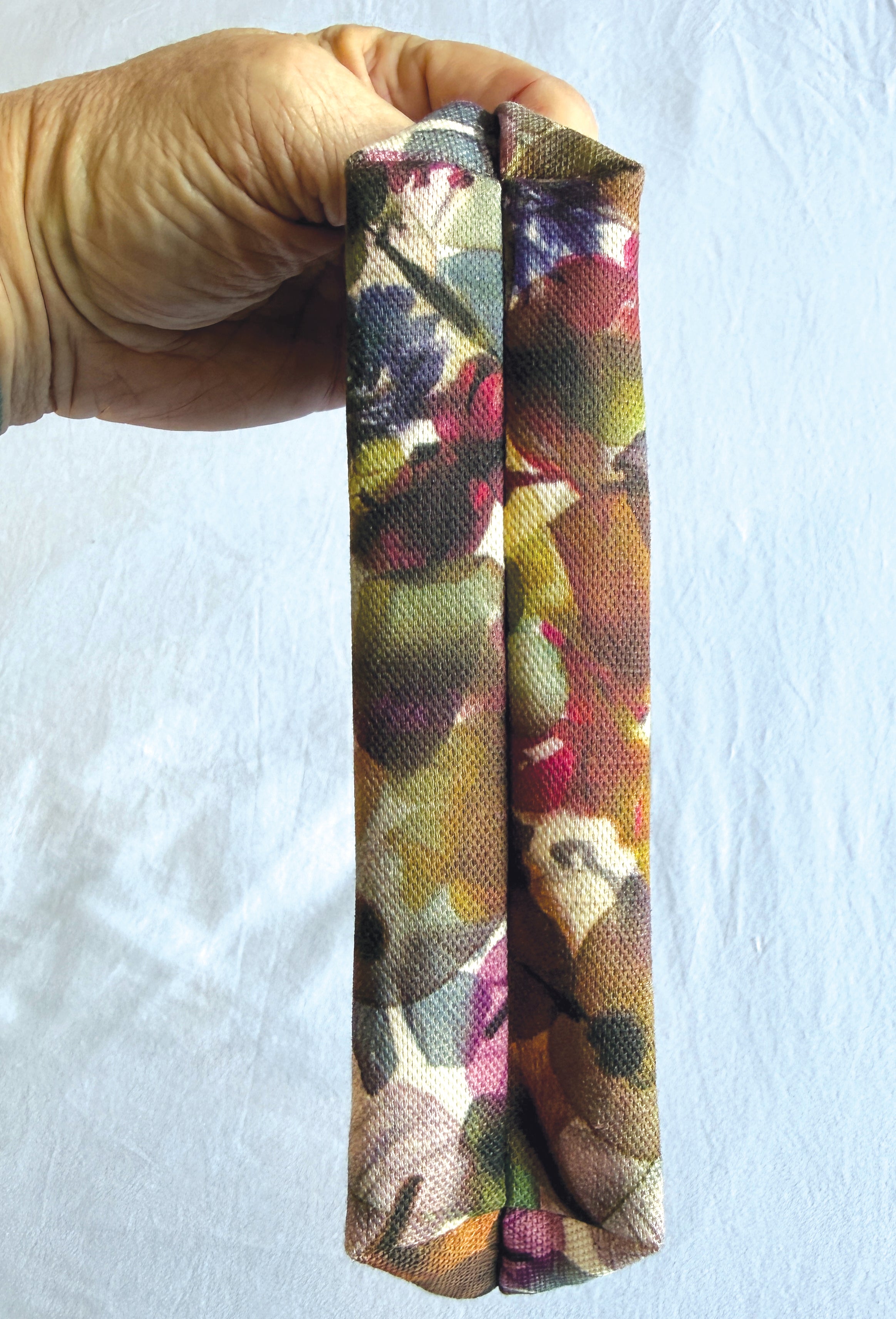 The Bicheno Pouch - Petal Medley Fabric