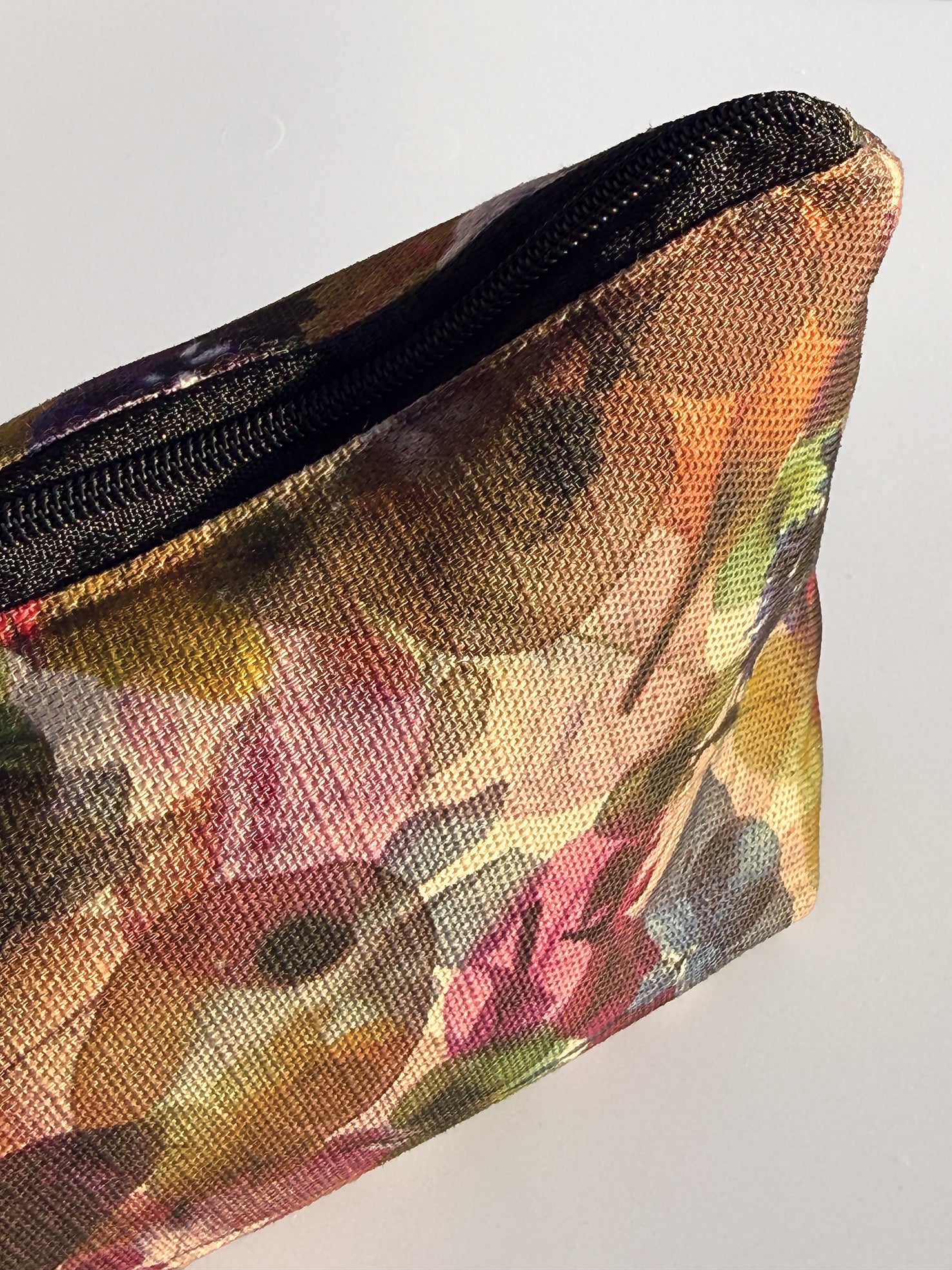 The Bicheno Pouch - Petal Medley Fabric