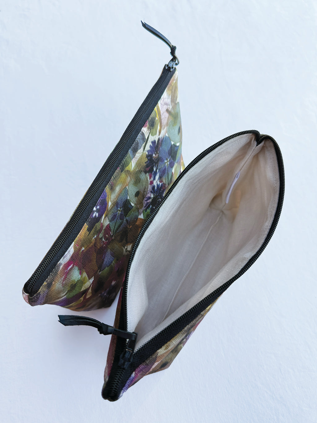 The Bicheno Pouch - Petal Medley Fabric