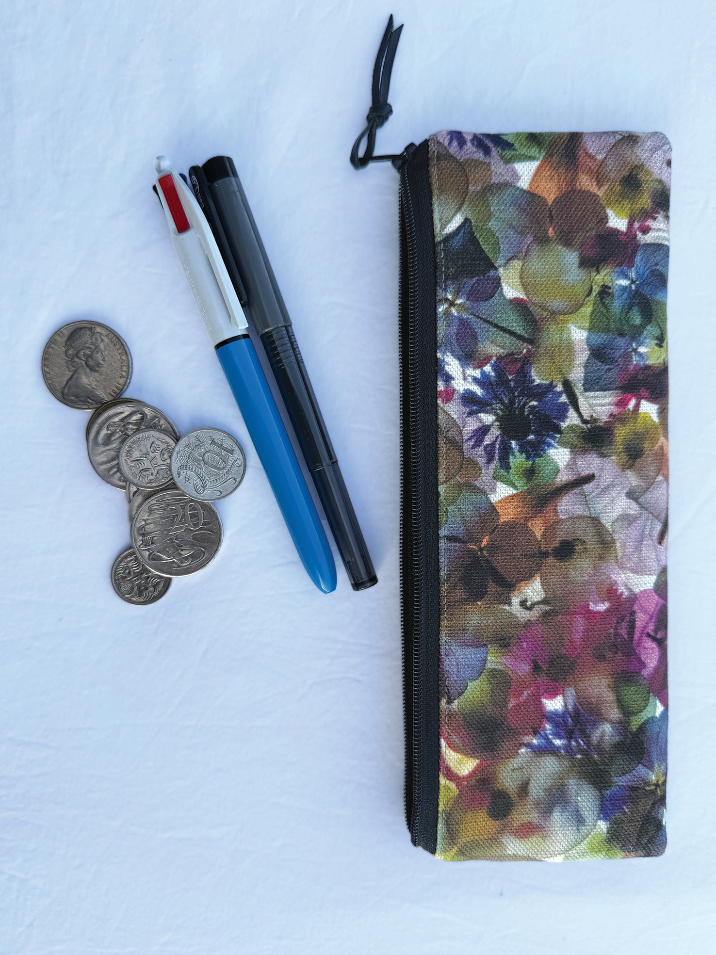 The Bruny Pouch - Petal Medley Fabric