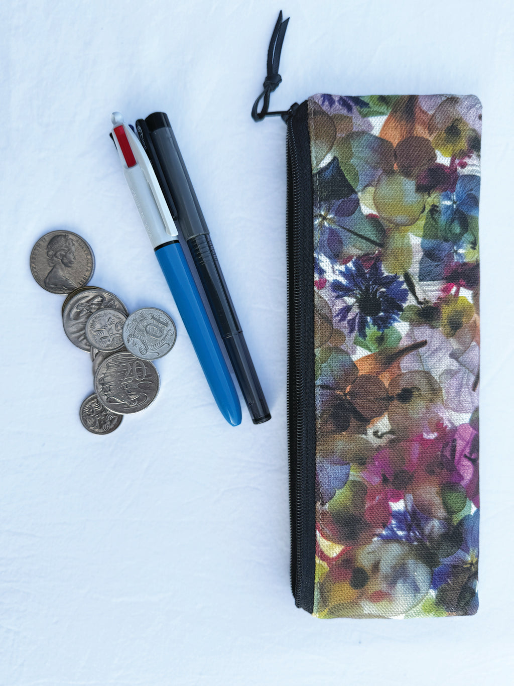 The Bruny Pouch - Petal Medley Fabric