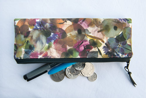 The Bruny Pouch - Petal Medley Fabric