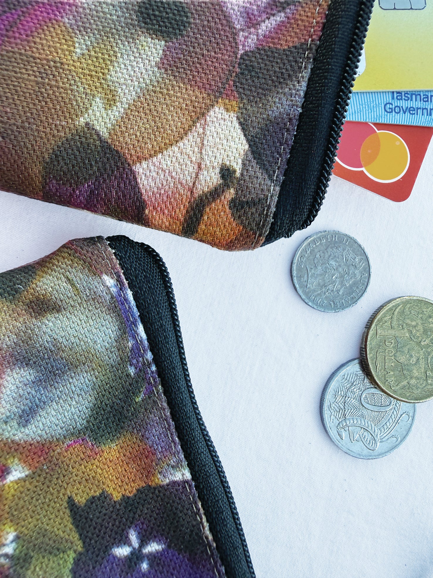 The Freycinet Pouch - Petal Medley Fabric