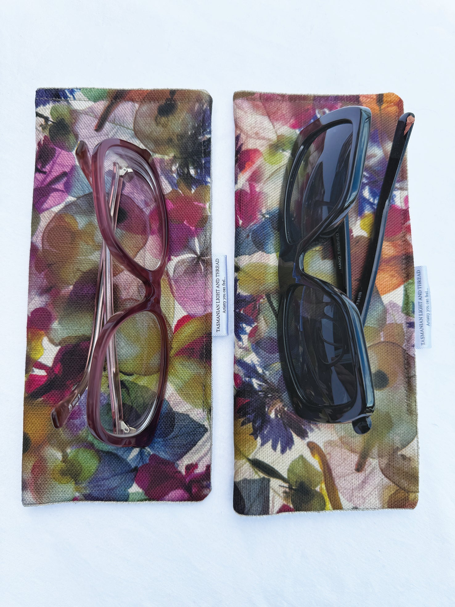 Slip-In Glasses Case - Petal Medley Fabric