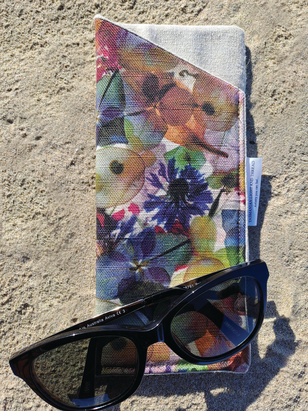 Slip-In Glasses Case - Petal Medley Fabric