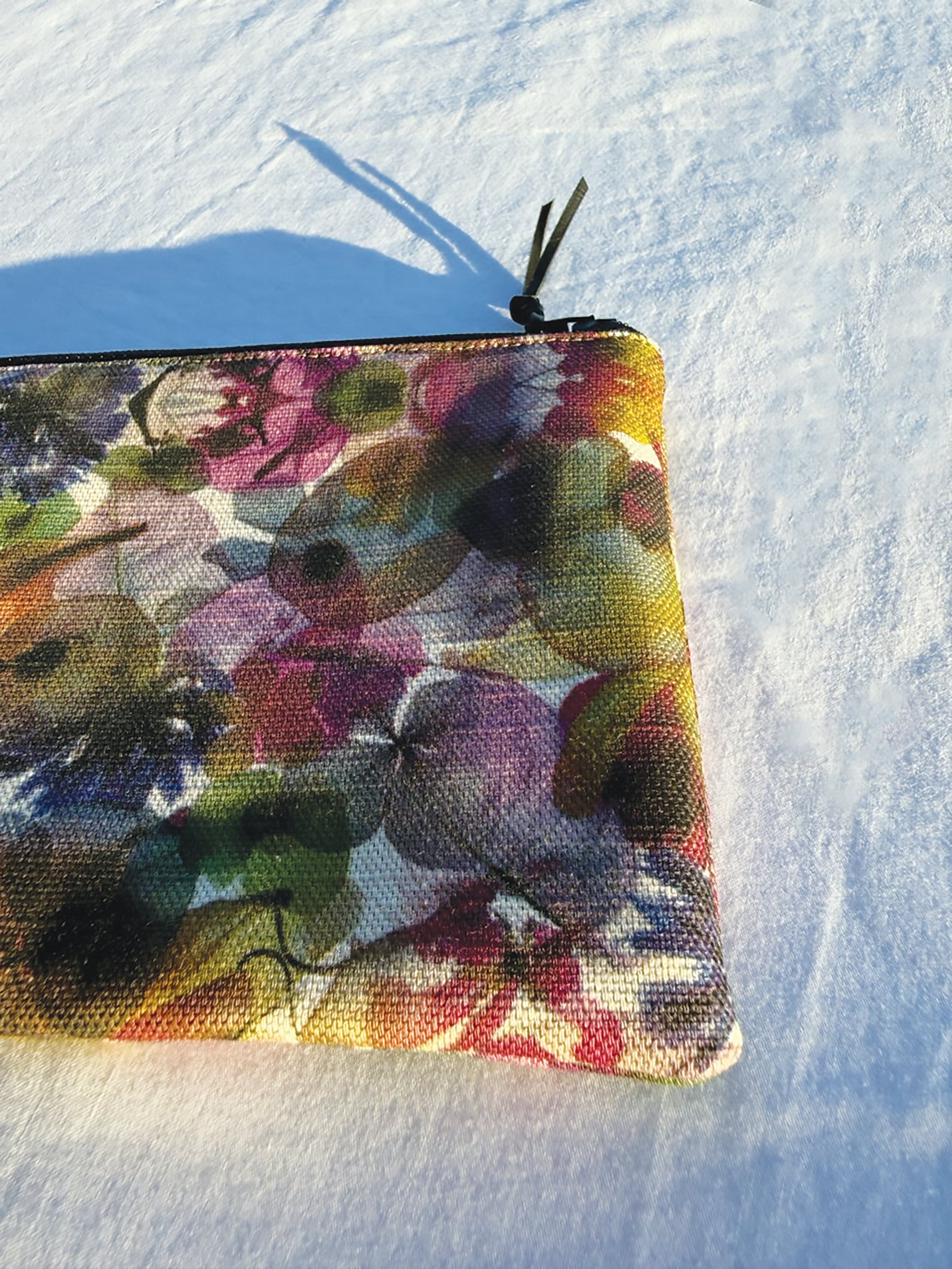 The Freycinet Pouch - Petal Medley Fabric