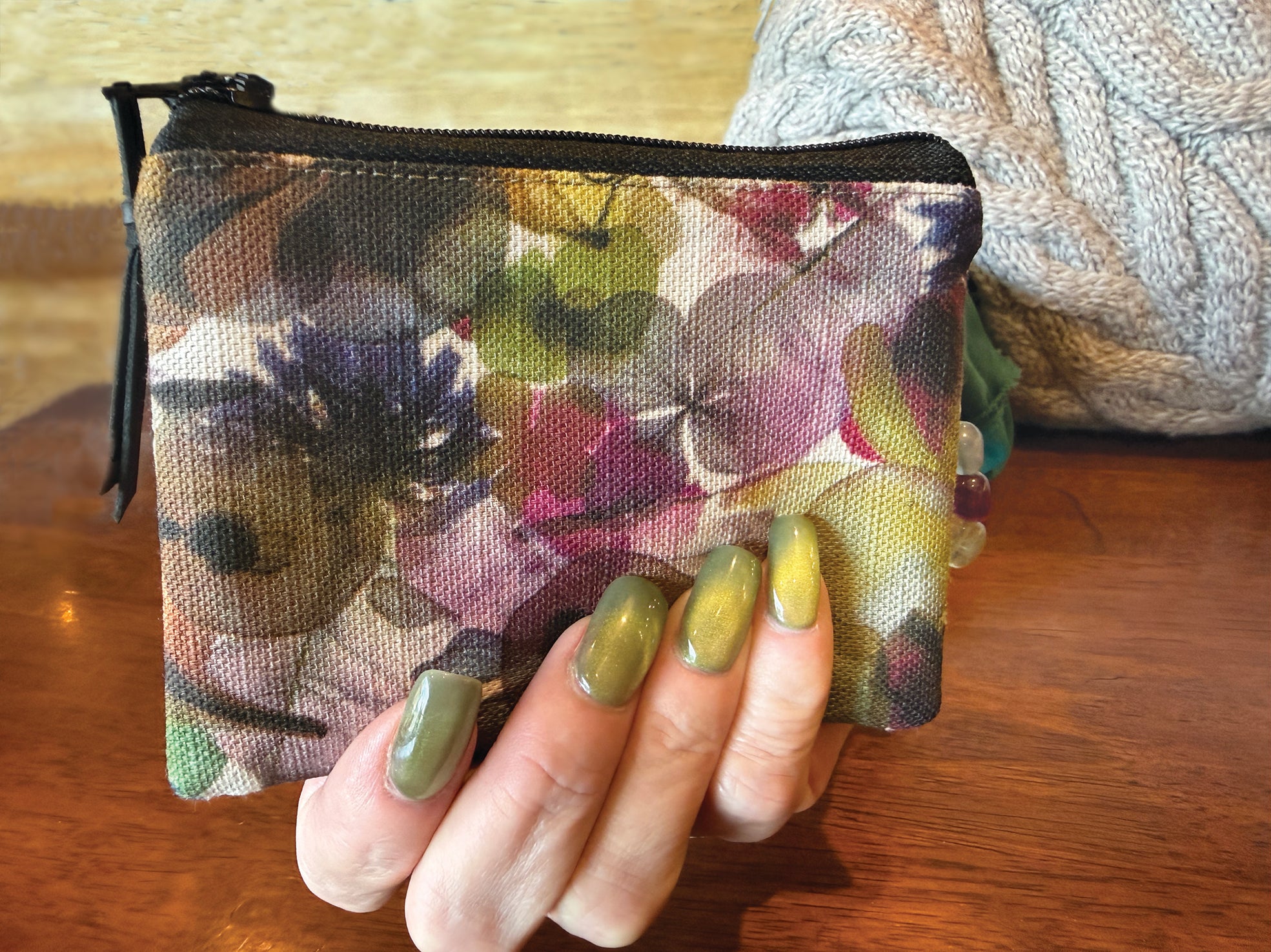The Freycinet Pouch - Petal Medley Fabric