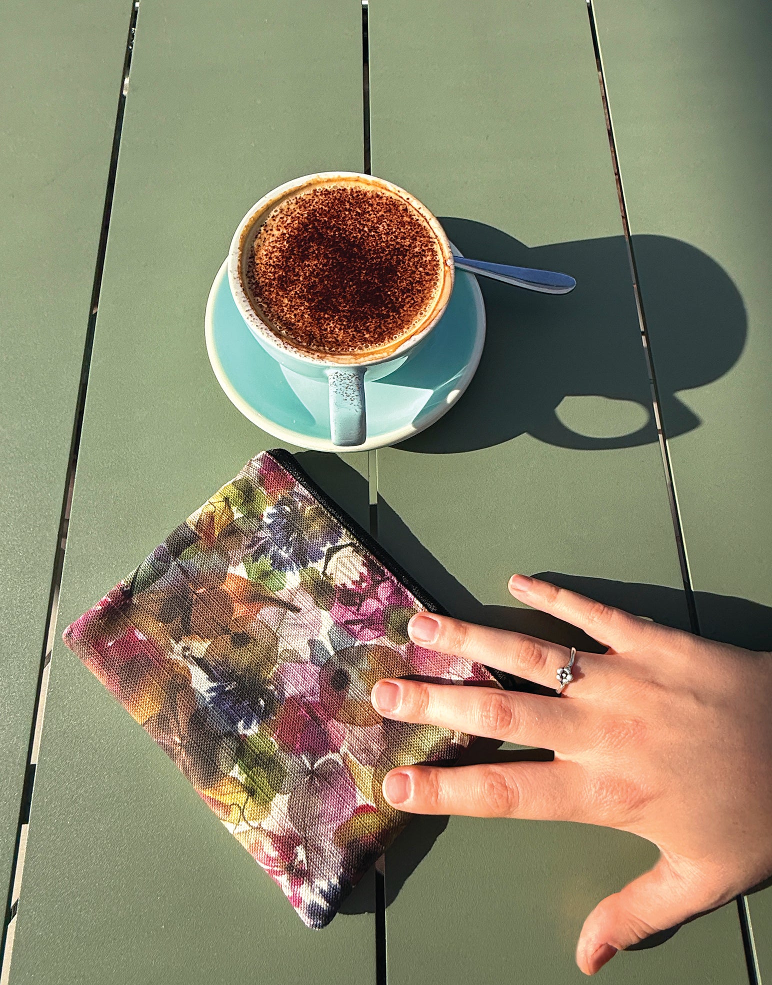 The Freycinet Pouch - Petal Medley Fabric