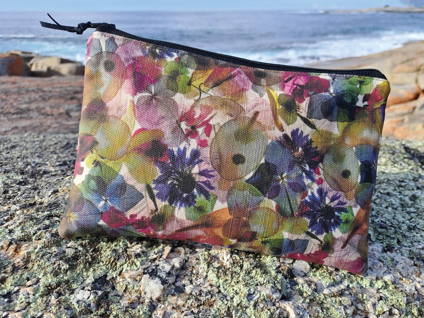 The Melaleuca Pouch - Petal Medley Fabric