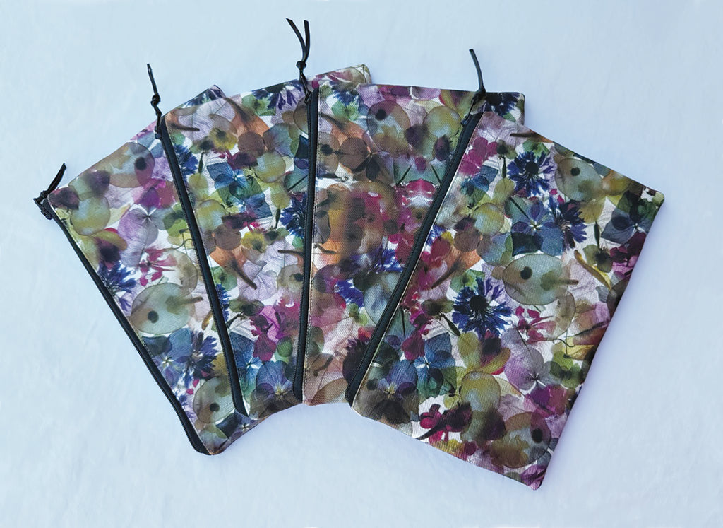 The Melaleuca Pouch - Petal Medley Fabric