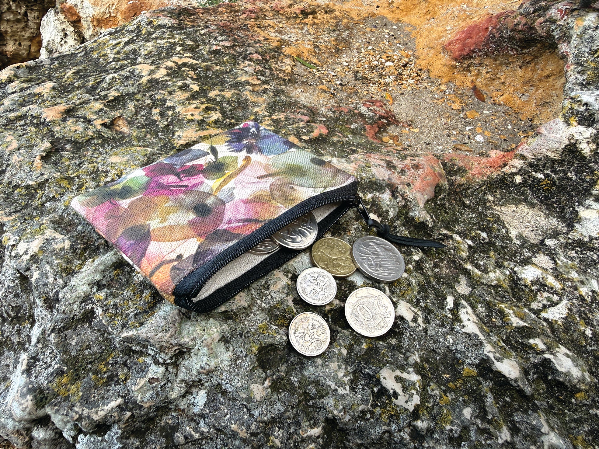 The Stanley Pouch - Petal Medley Fabric