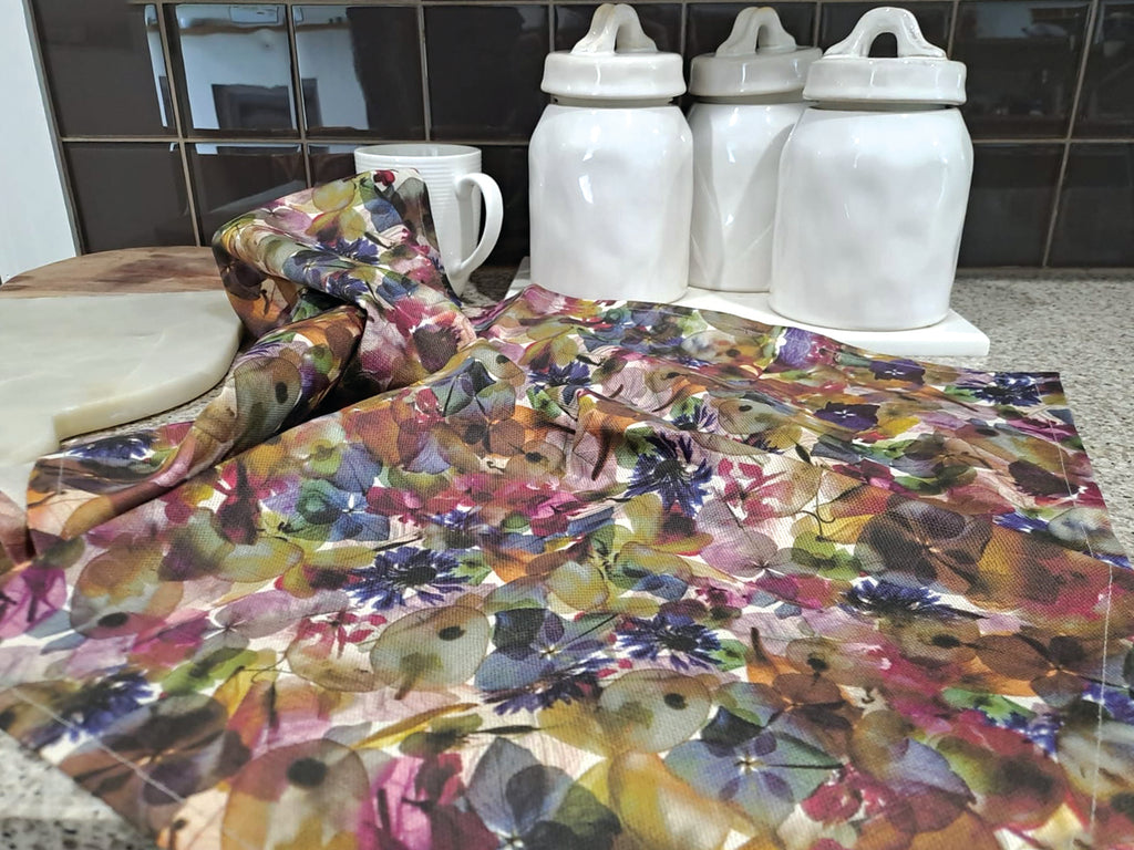 Tea Towel - Petal Medley Fabric