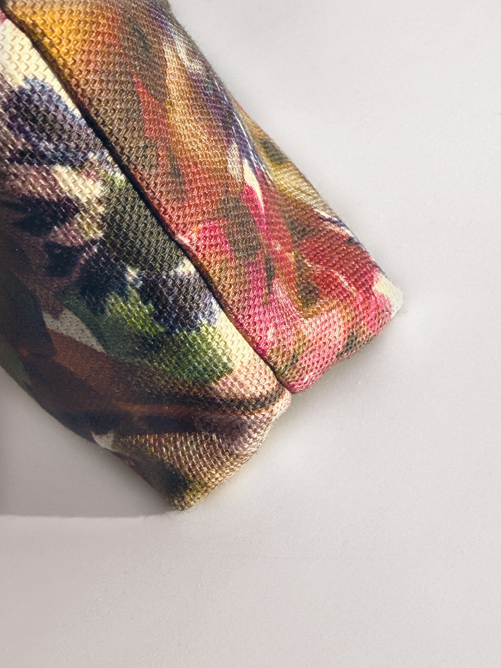The Waratah Pouch - Petal Medley Fabric