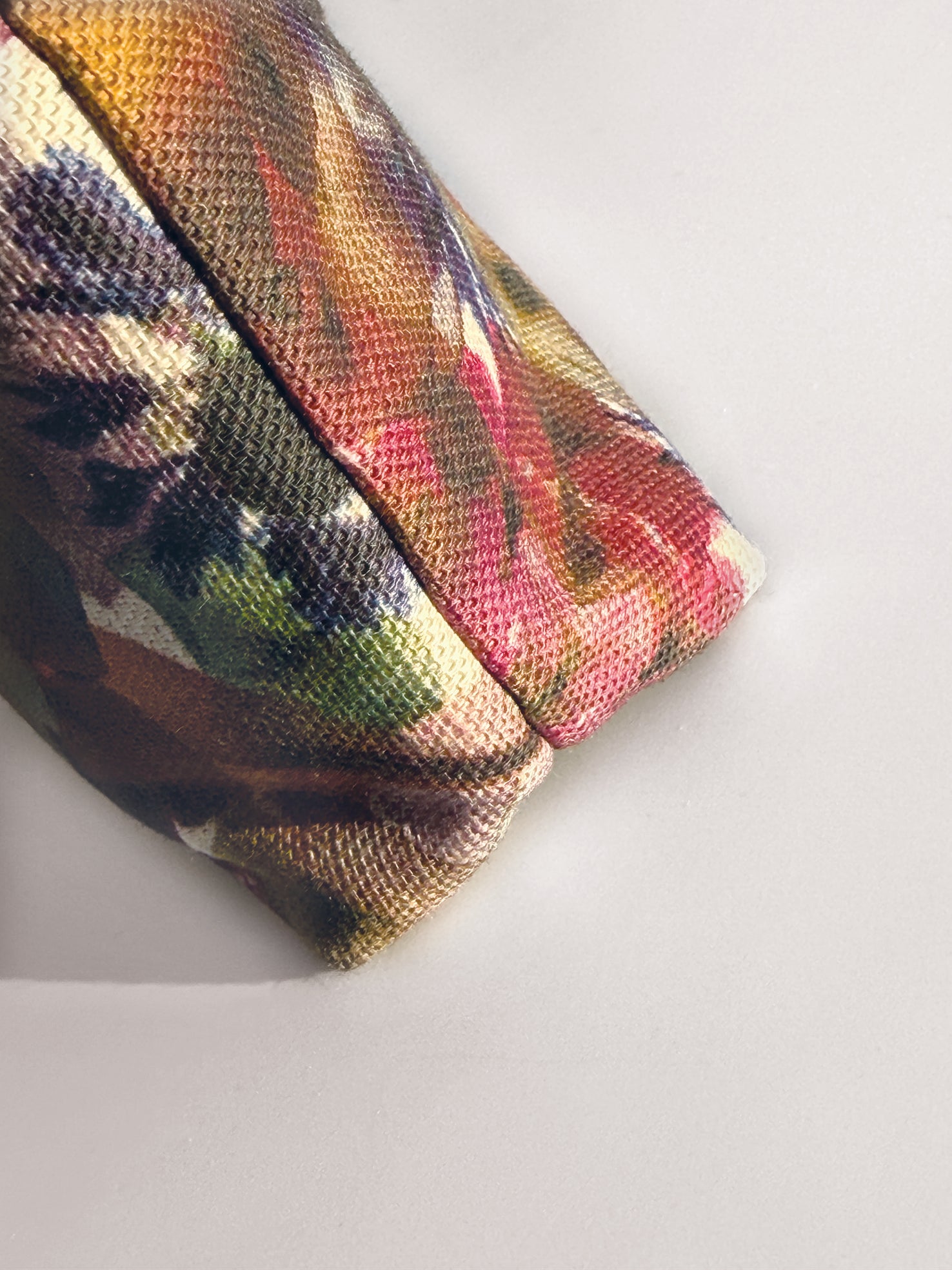 The Waratah Pouch - Petal Medley Fabric