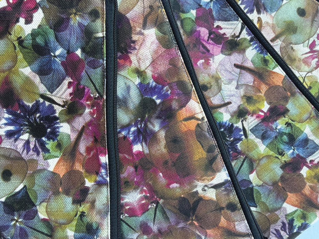 The Bruny Pouch - Petal Medley Fabric