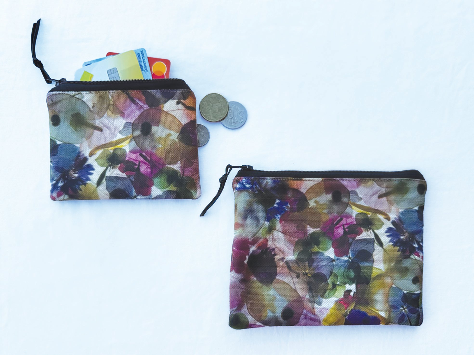 The Stanley Pouch - Petal Medley Fabric