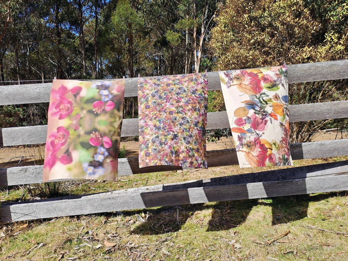 Tea Towel - Petal Medley Fabric