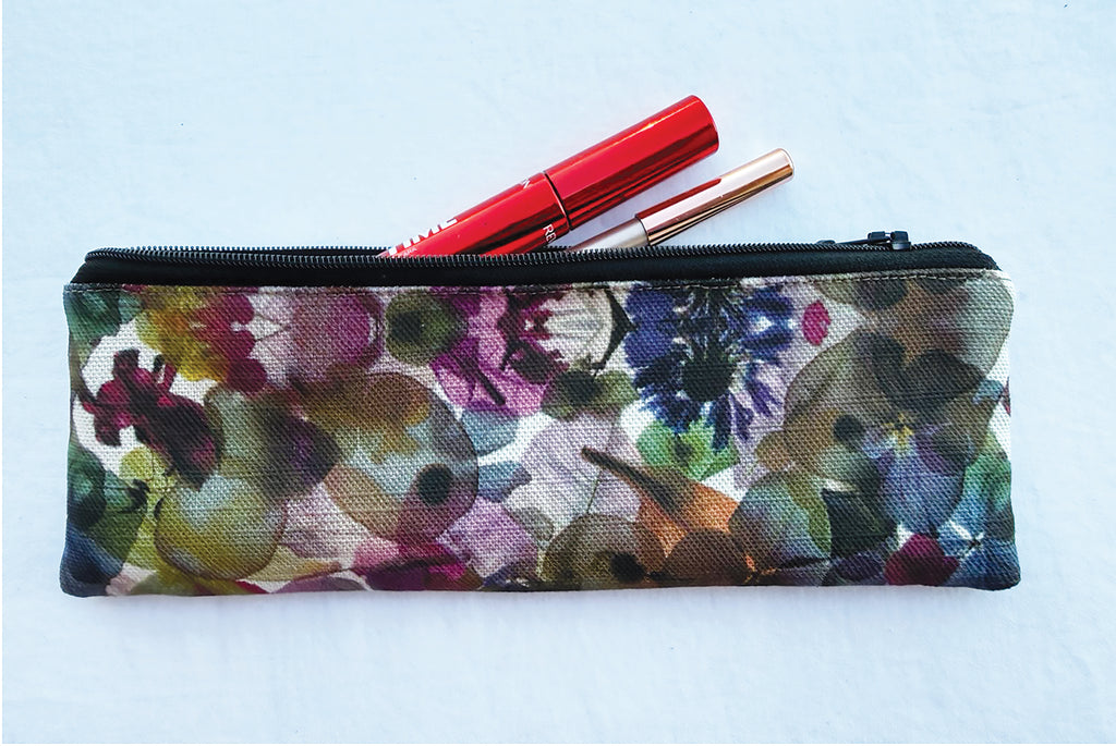 The Bruny Pouch - Petal Medley Fabric