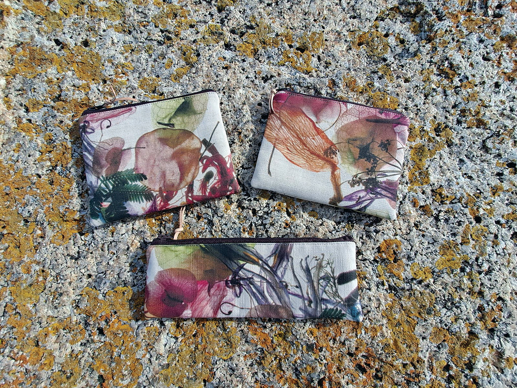 The Stanley Pouch - Floral Wreath Fabric